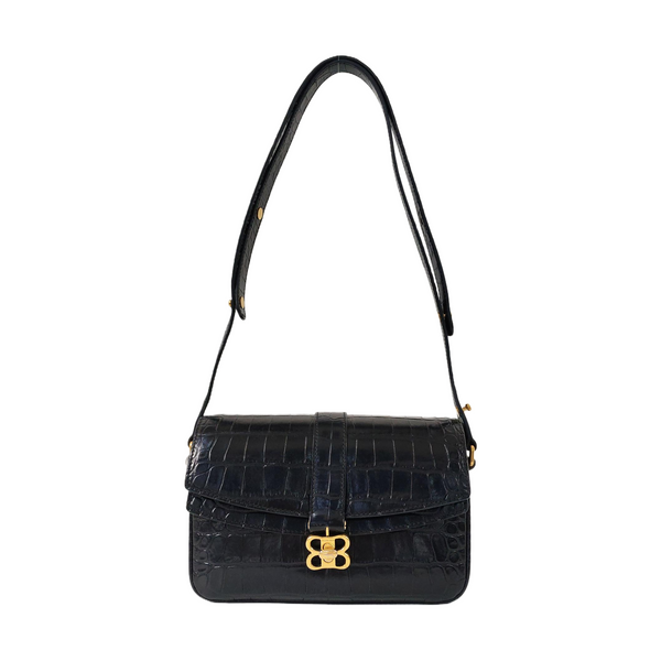 Sharp Calfskin Black