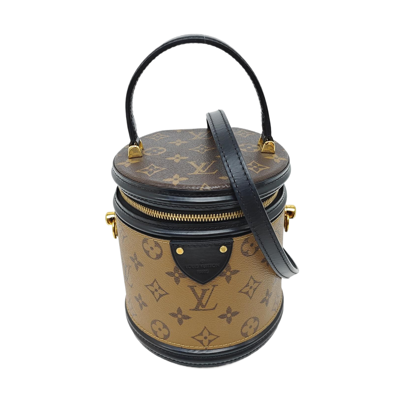 CANNES PM Monogram Coated Canvas Brown