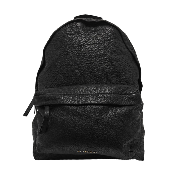 Leather Backpack Black
