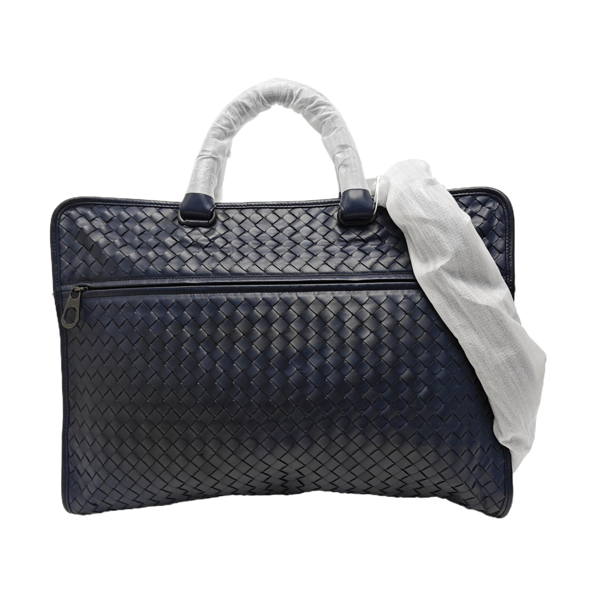 Calfskin Shoulder Bag Blue