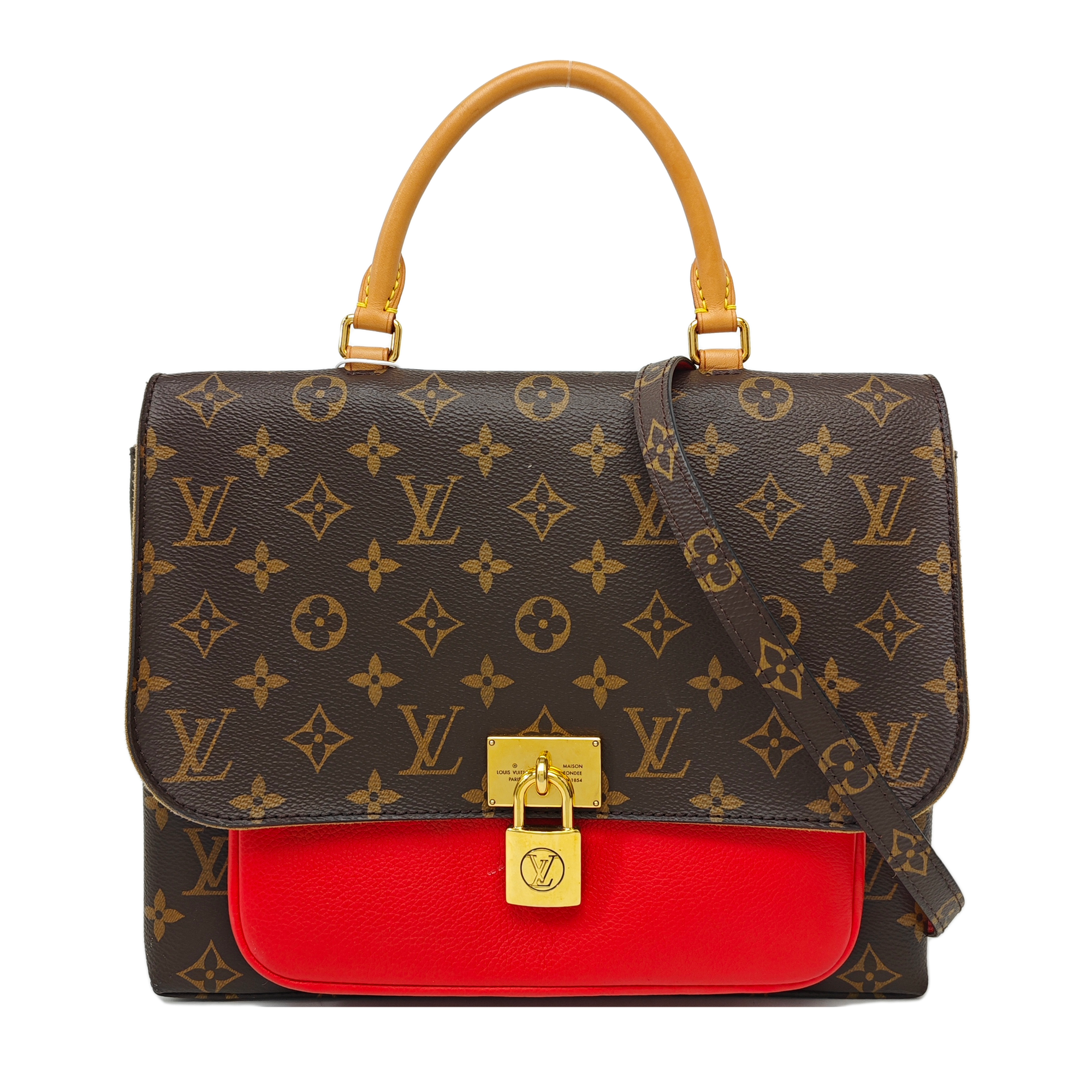 MARIGNAN Monogram Coated Canvas Brown