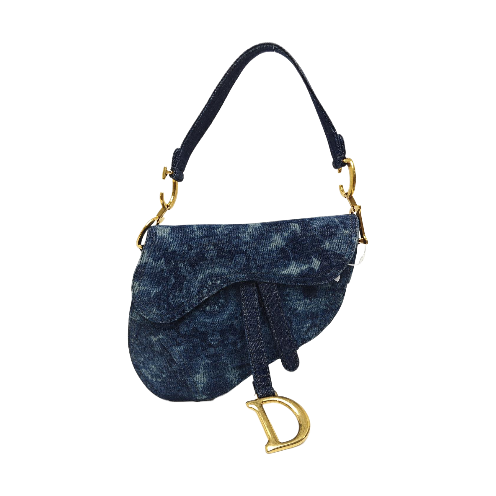 Saddle Medium Canvas Blue