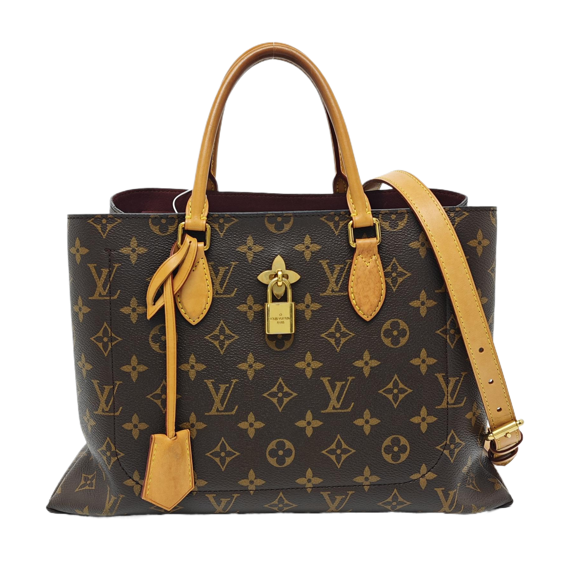 FLOWER Monogram Coated Canvas Brown