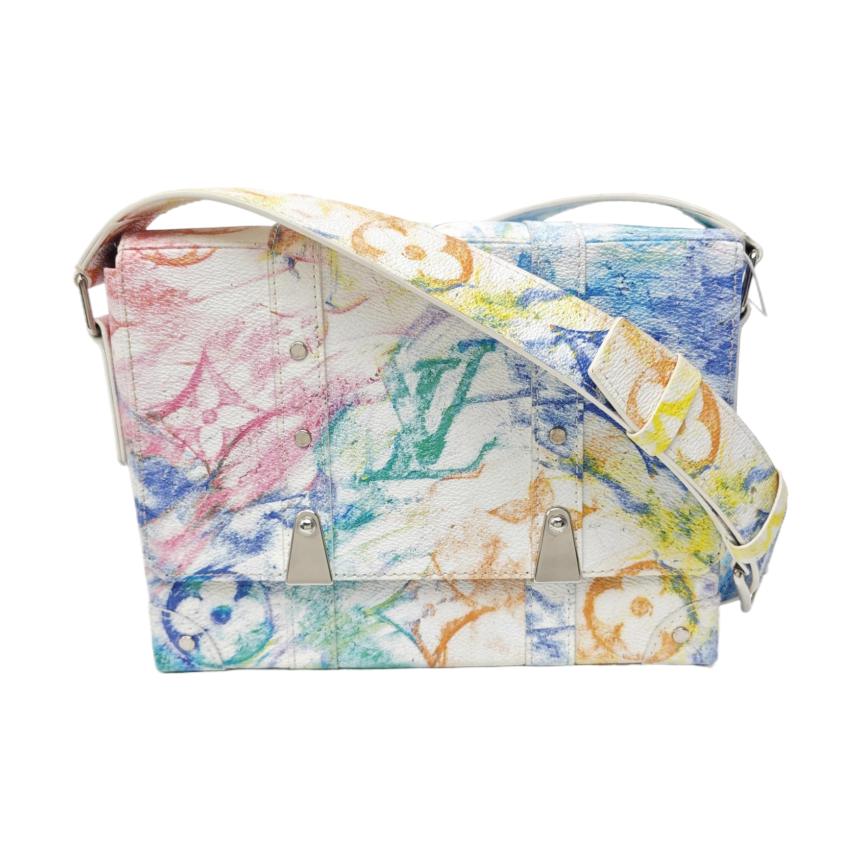 TRUNK PM Coated Canvas White