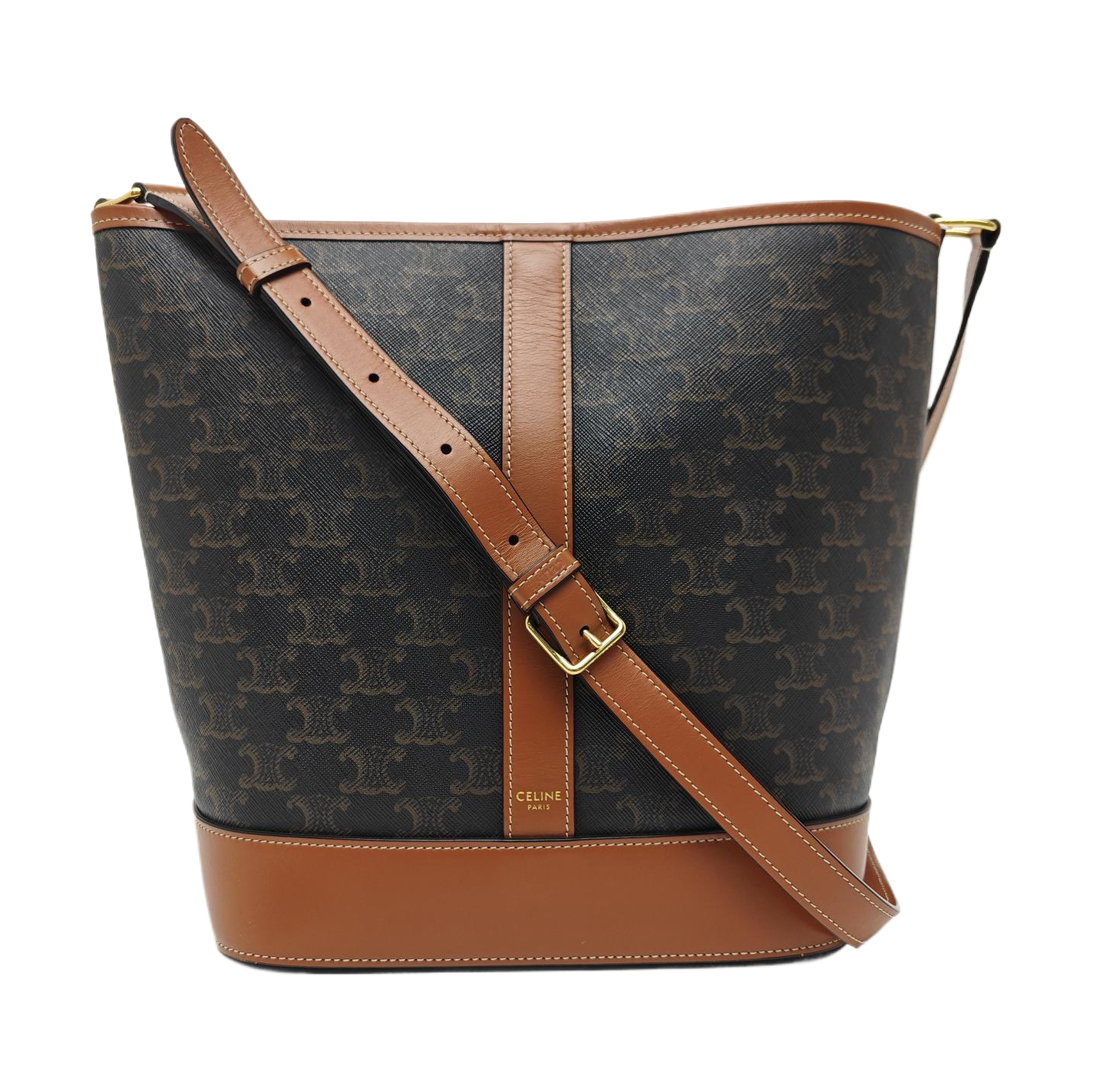 TRIOMPHE CANVAS Medium Coated Canvas Brown