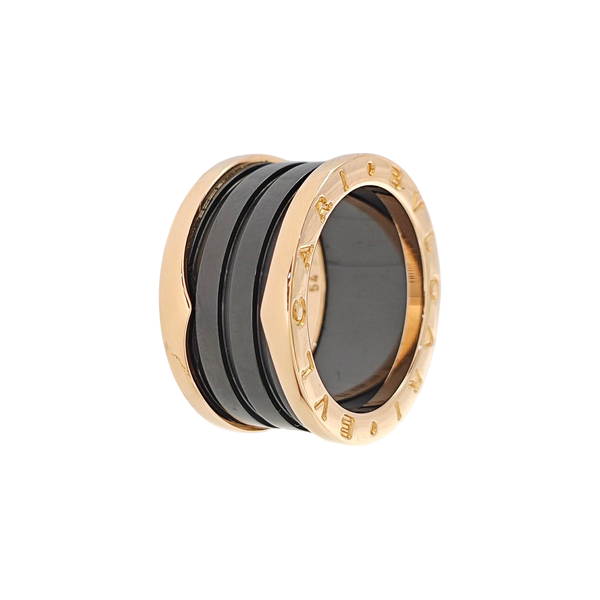 B.ZERO1 18k Rose Gold Ring EU 54