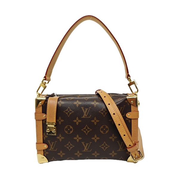 SIDE TRUNK MM Monogram Coated Canvas Brown