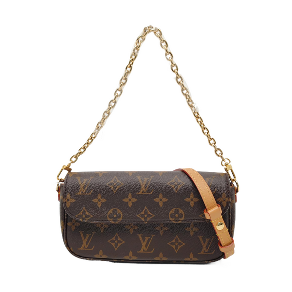 IVY Monogram Coated Canvas Brown
