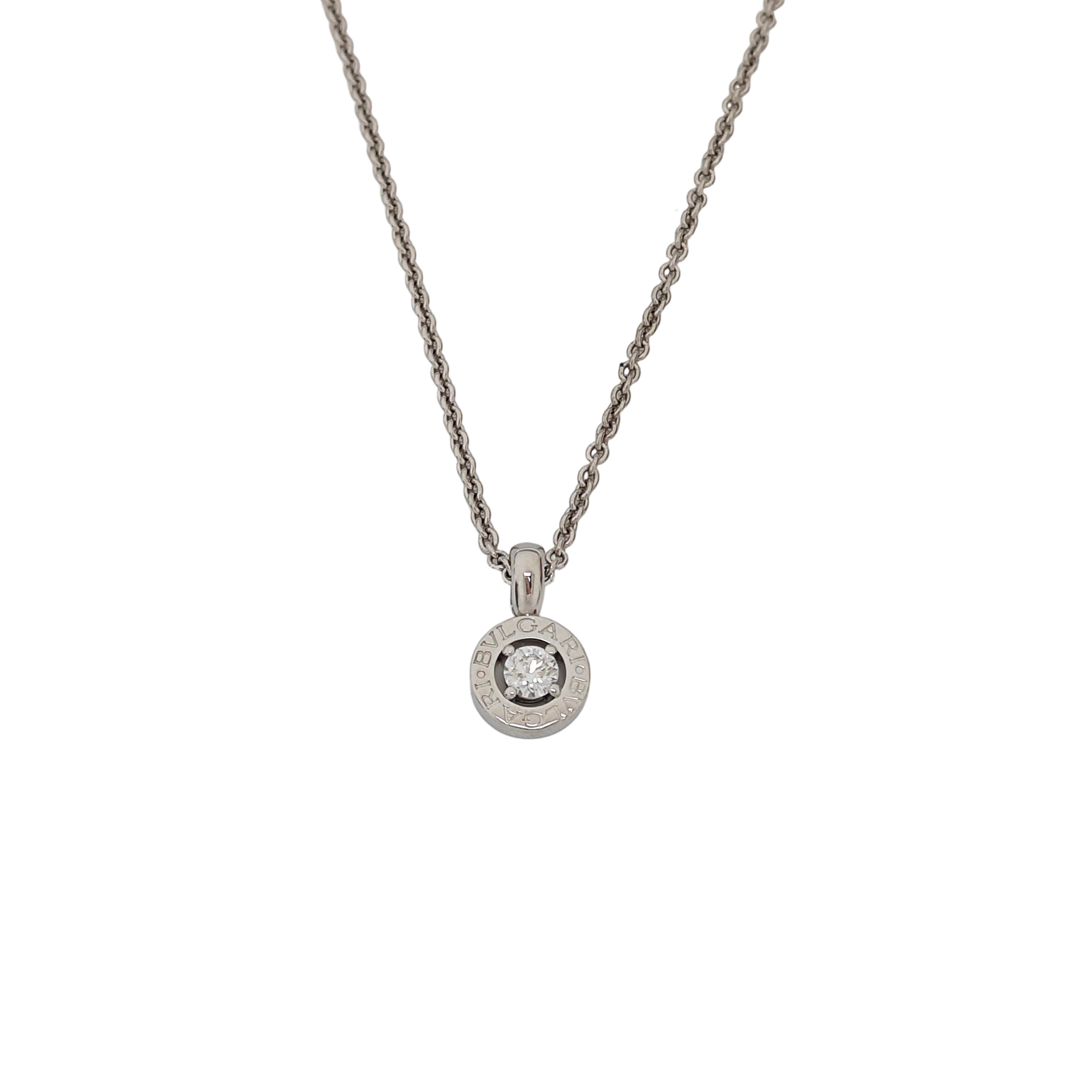 BVLGARI BVLGARI 18k White Gold Silver Necklace