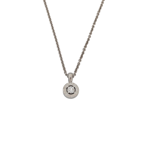 BVLGARI BVLGARI 18k White Gold Silver Necklace