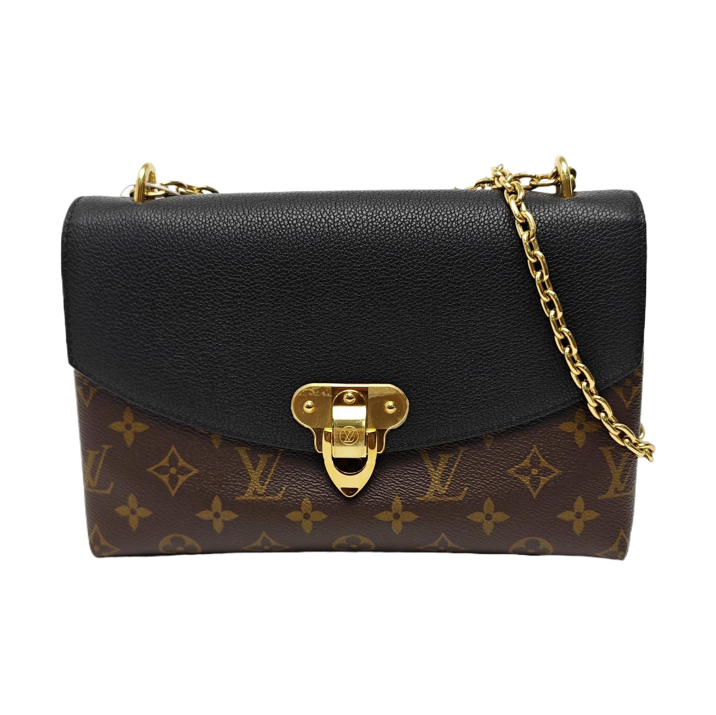 SAINT PLACIDE Monogram Coated Canvas Black