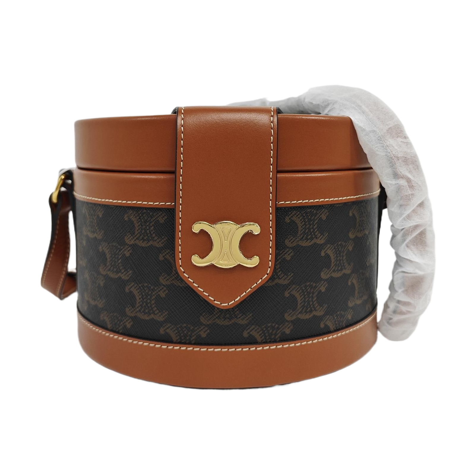 TRIOMPHE Medium Coated Canvas Brown