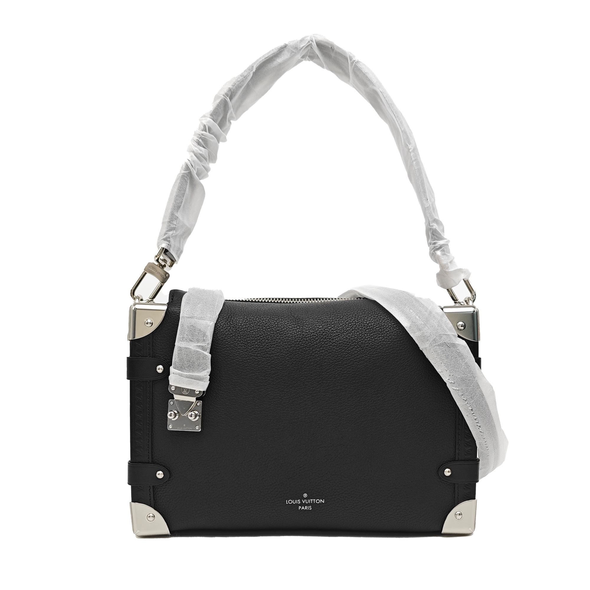 SIDE TRUNK MM Calfskin Black