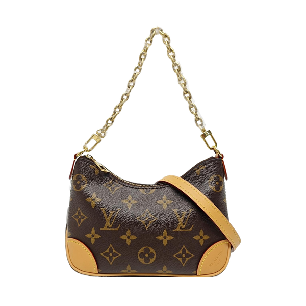 BOULOGNE Nano Monogram Coated Canvas Brown