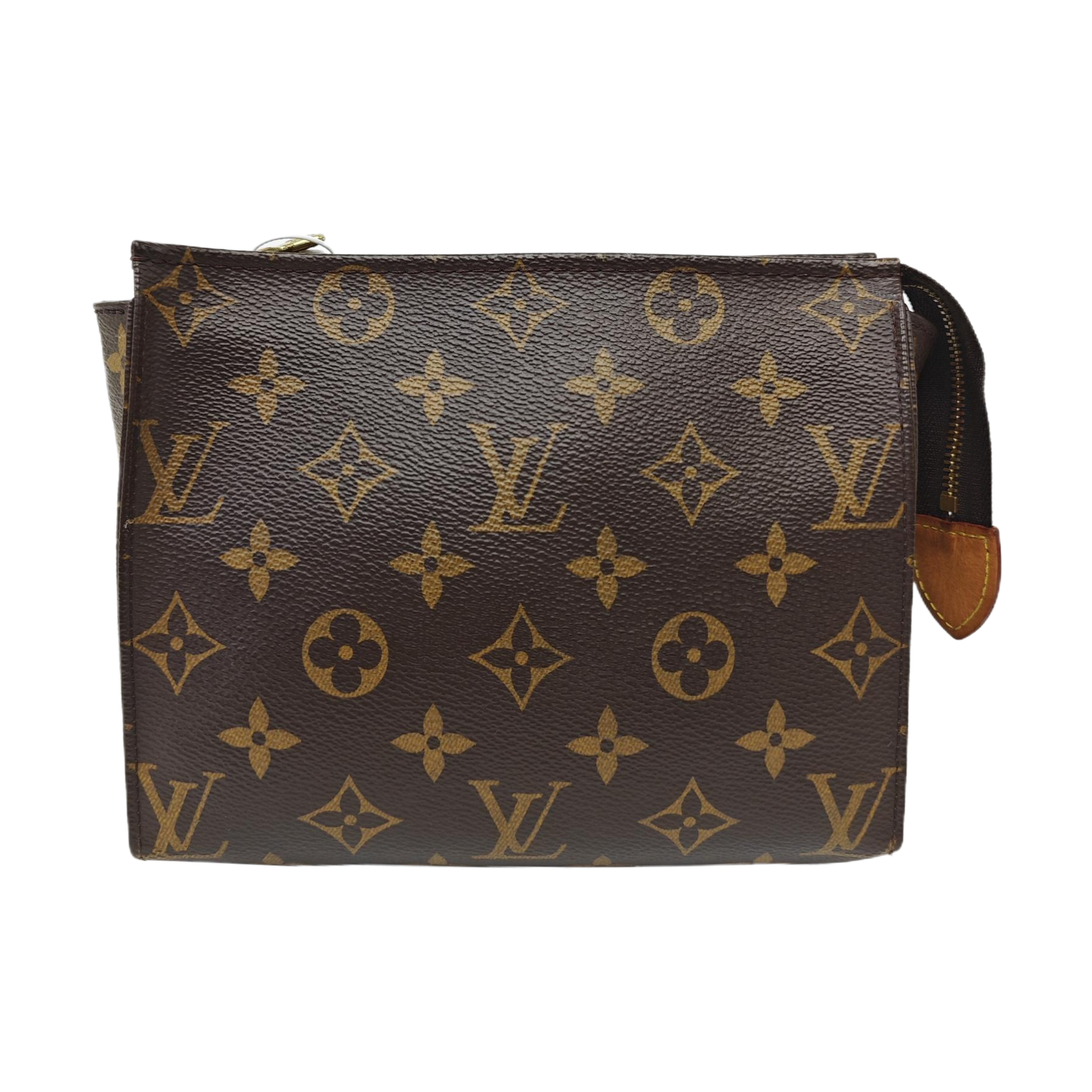 TOILET POCKET 19 Monogram Coated Canvas Brown
