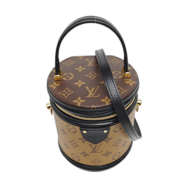 CANNES PM Monogram Coated Canvas Brown