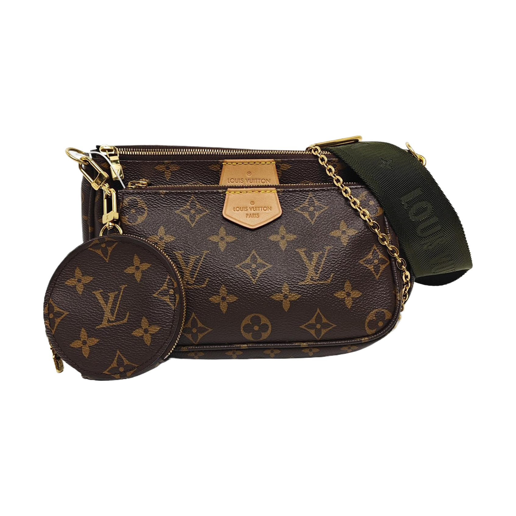 MULTI Monogram Coated Canvas Brown