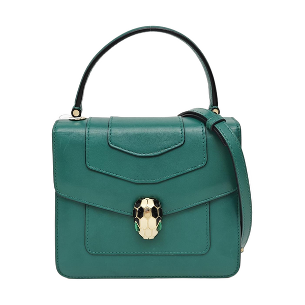 SERPENTI FOREVER Calfskin Green