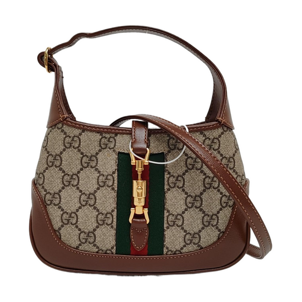 Jackie 1961 Lona Revestida Mini Monograma Beige