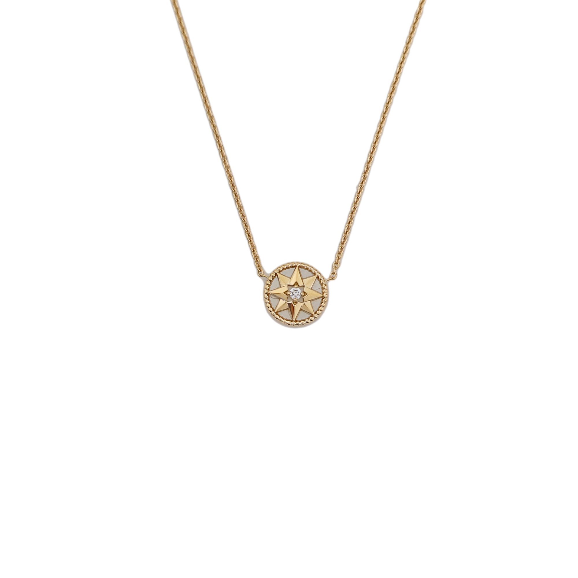 Rose Des Vents 18k Gold Necklace