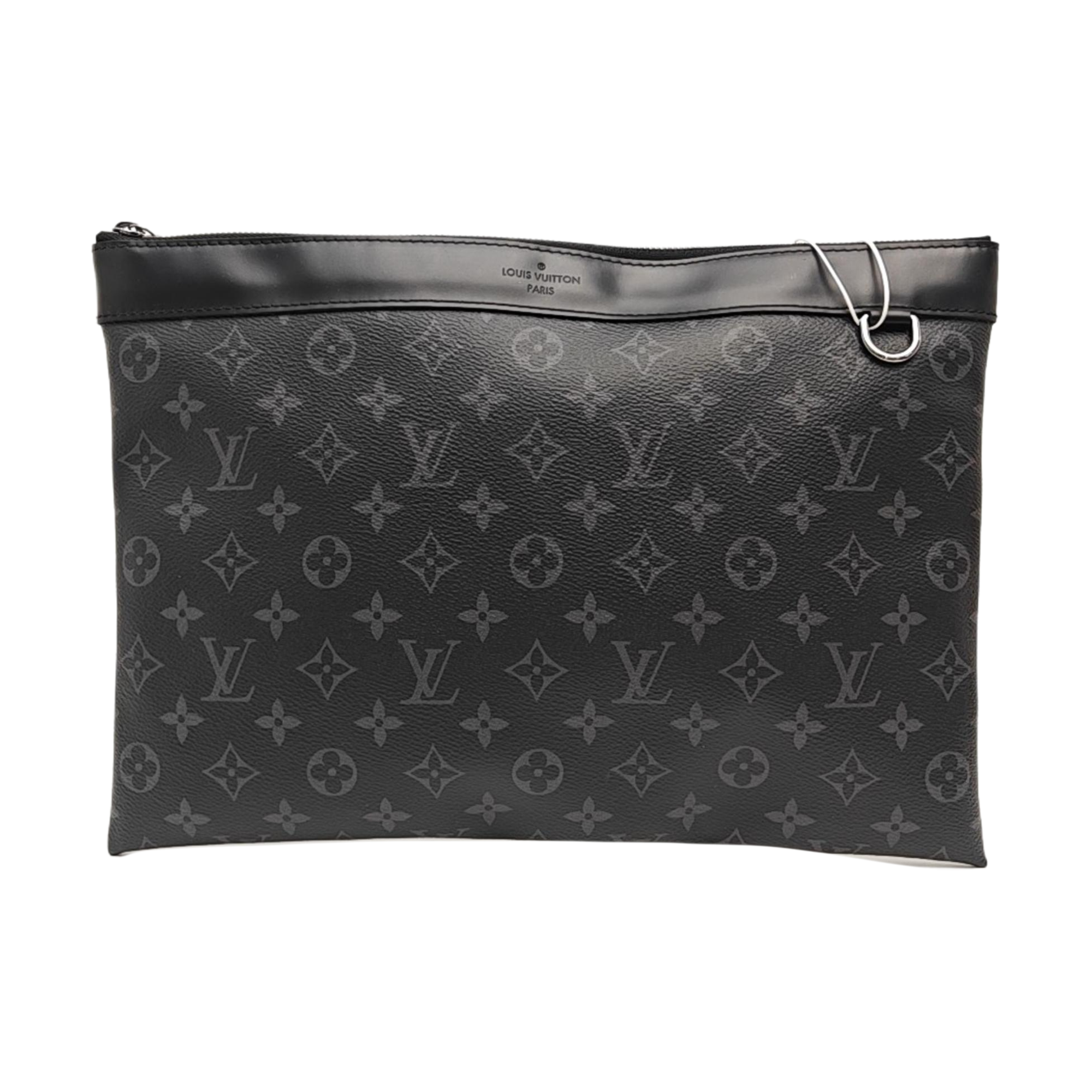 DISCOVERY Monogram Coated Canvas Gray