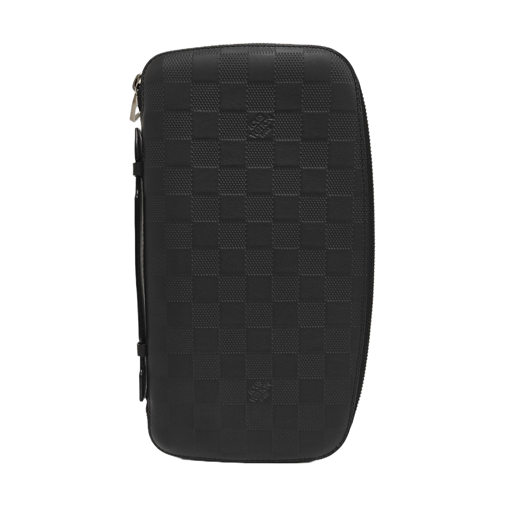 ATOLL Damier Graphite Calfskin Black
