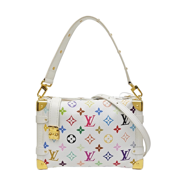 LV × TM SIDE TRUNK MM Monogram Calfskin White