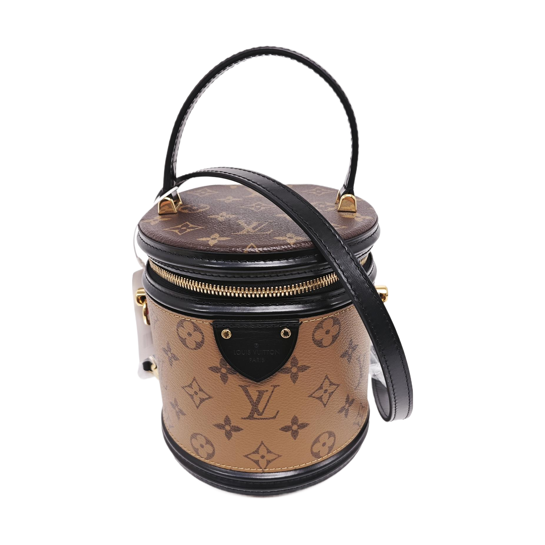 CANNES PM Monogram Coated Canvas Brown