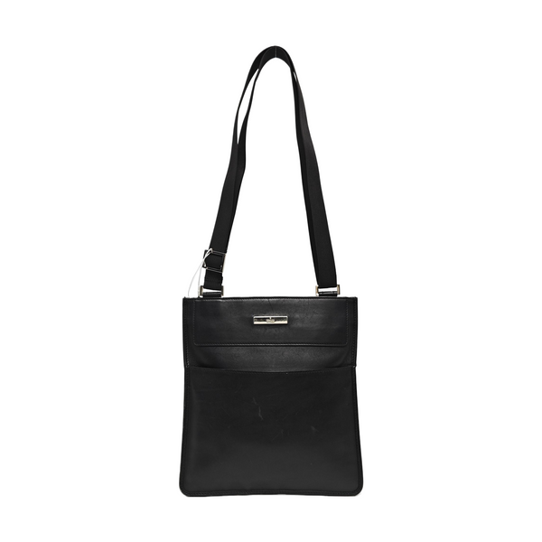 Calfskin Shoulder Bag Black