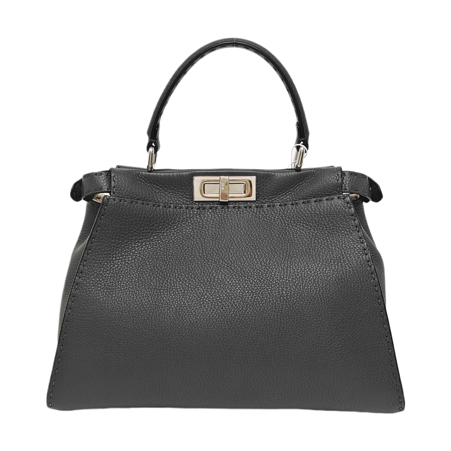 Authenticated pre-owned  Peekaboo Medium Calfskin Gray - Tote Bag at Looply