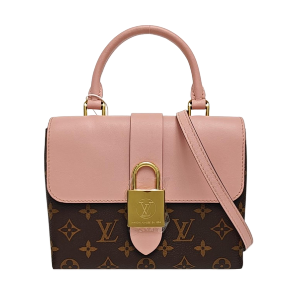 LOCKY BB Monogram Coated Canvas Pink