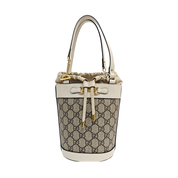 Horsebit 1955 Small Coated Canvas Beige