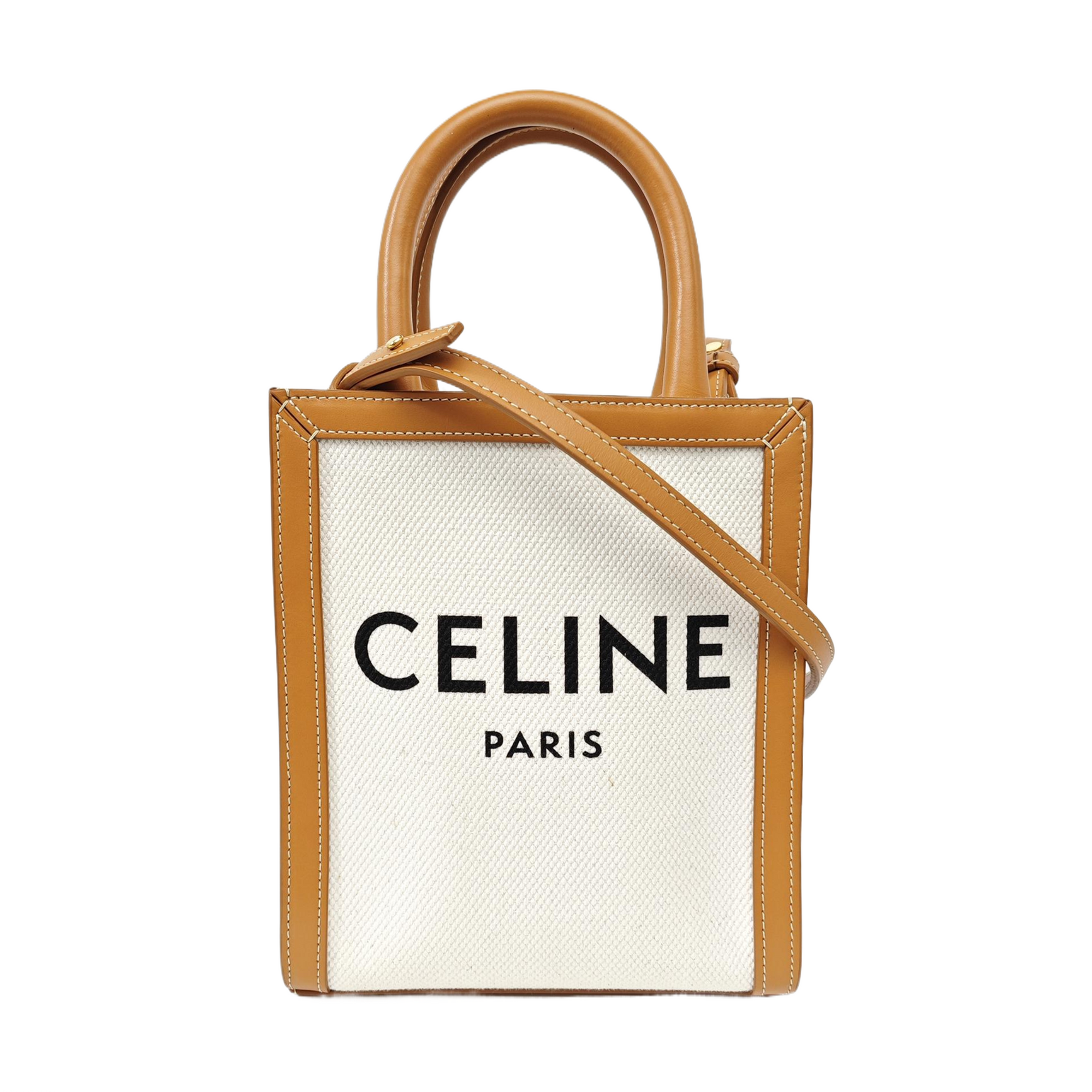 CABAS CELINE Mini Canvas White