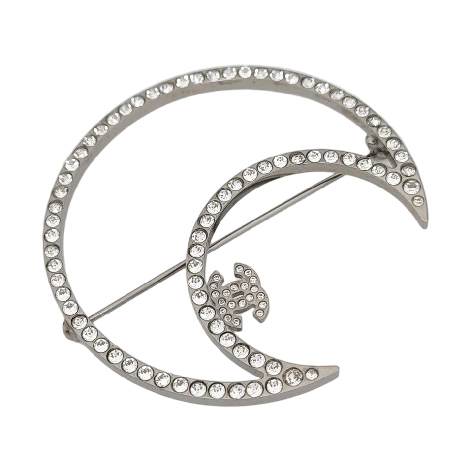 Lab-Grown Diamond Gray Brooch