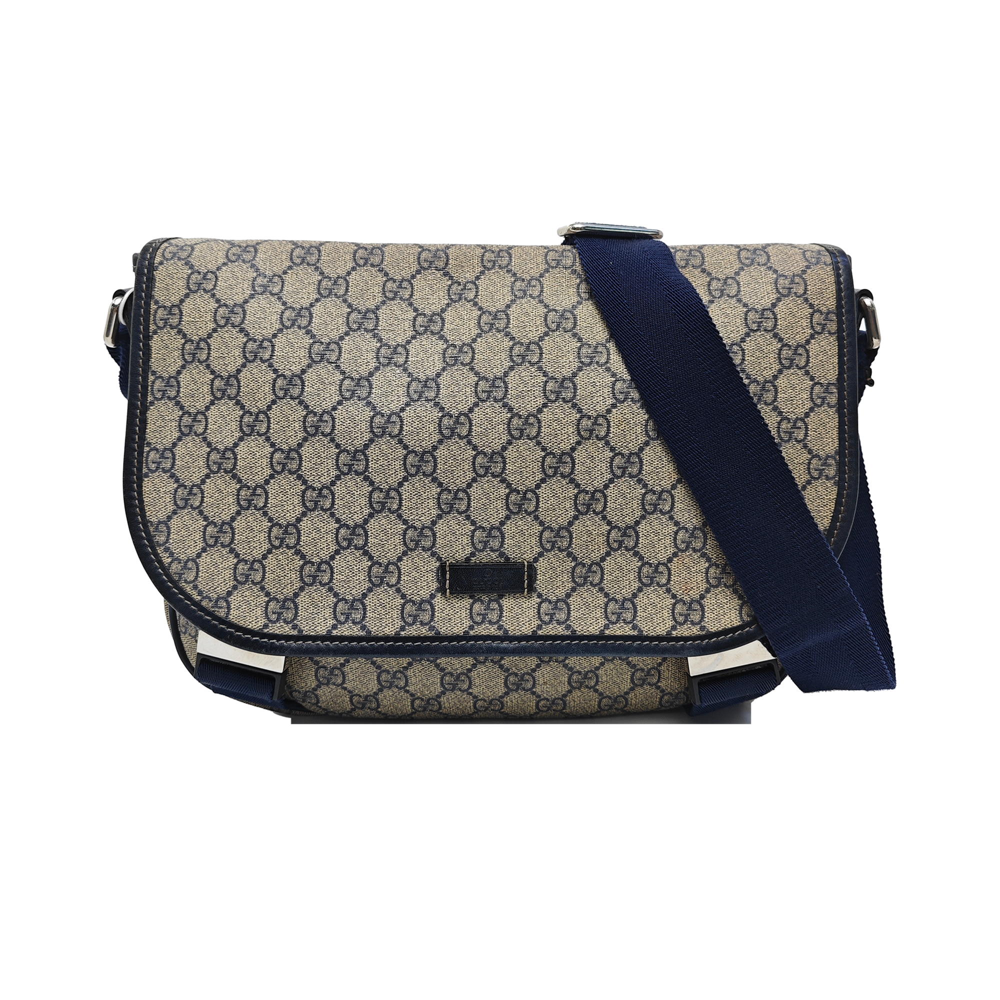 Monogram Coated Canvas Shoulder Bag Beige