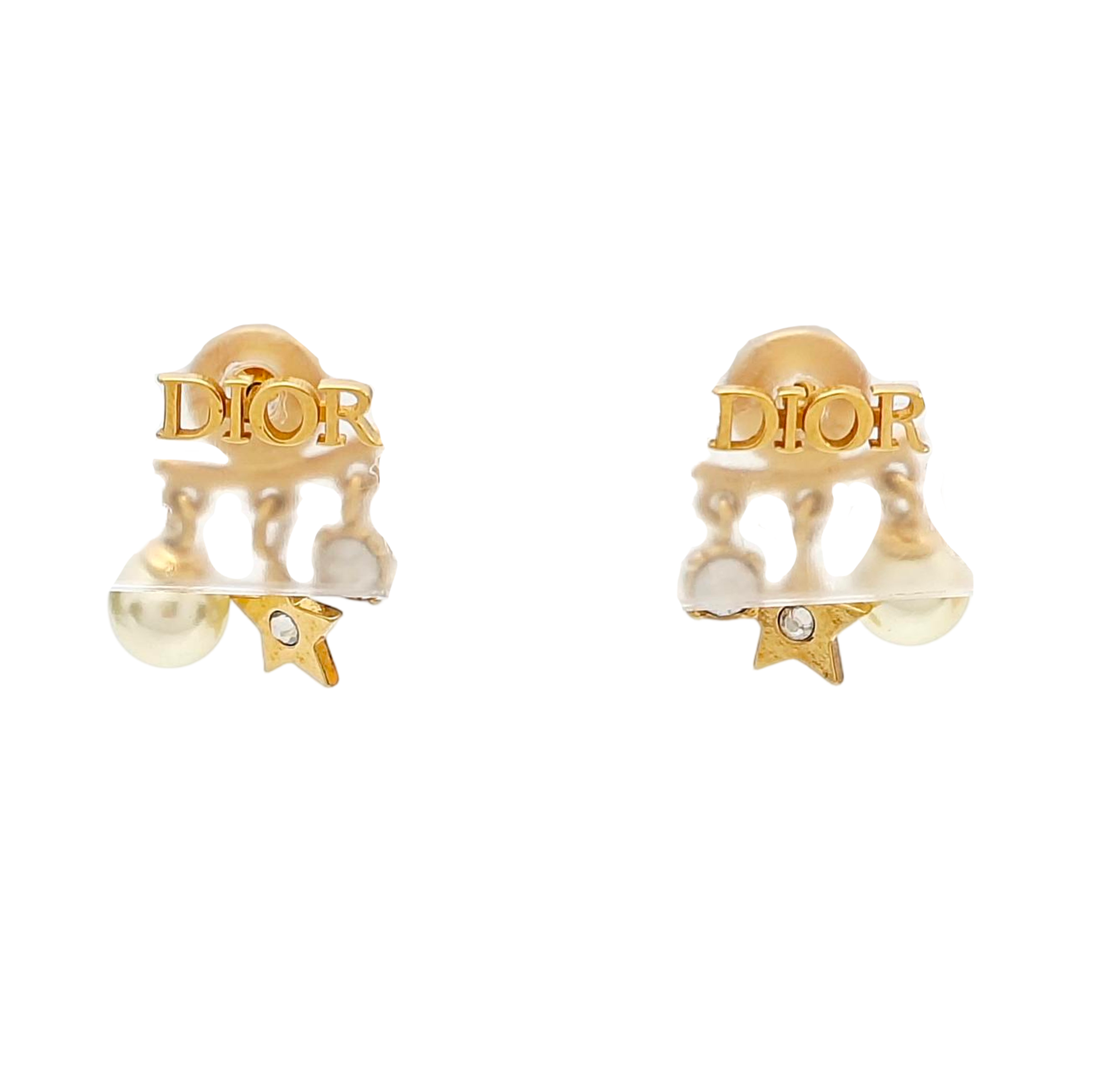 Metal Gold Stud Earrings