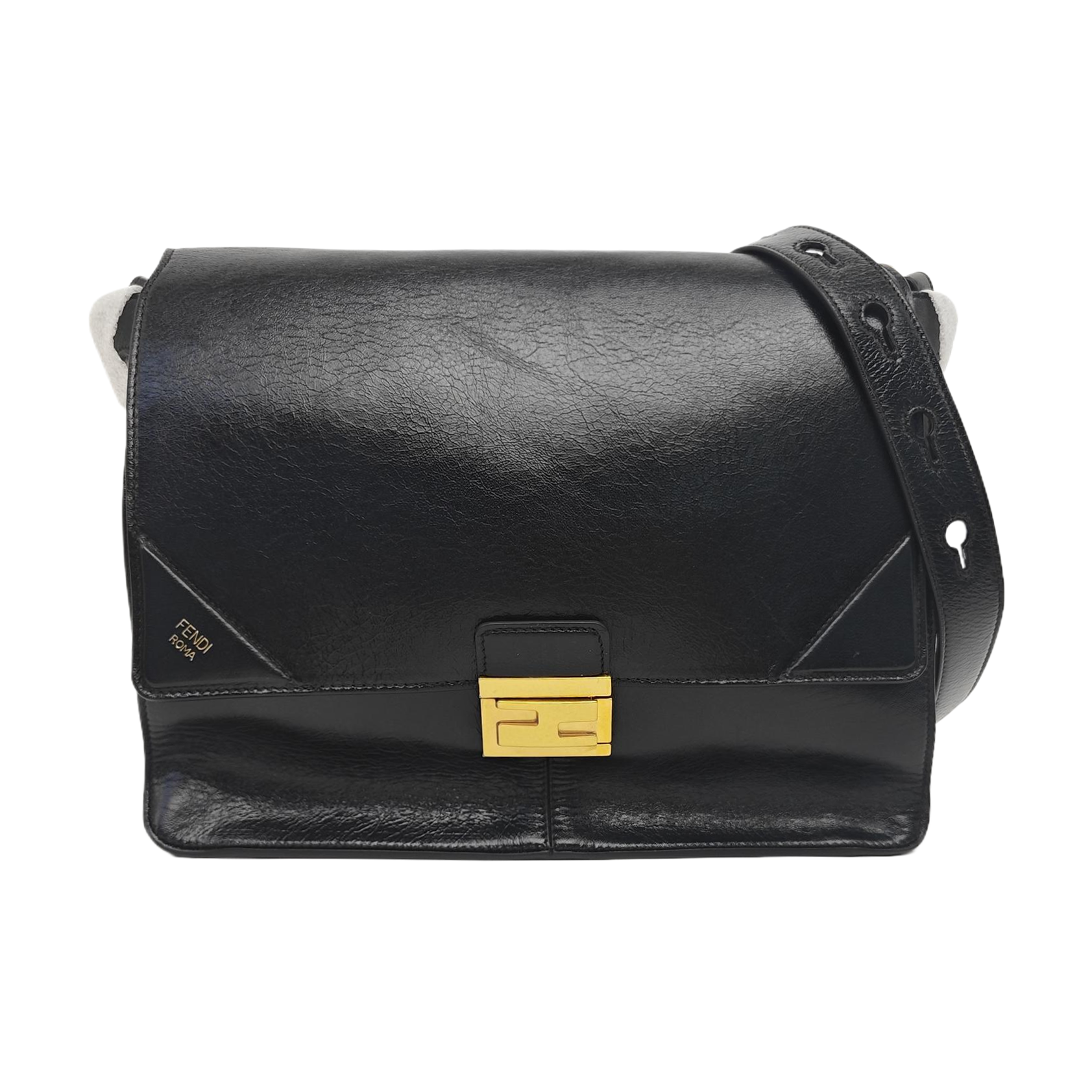 Kan U Large Lambskin Black