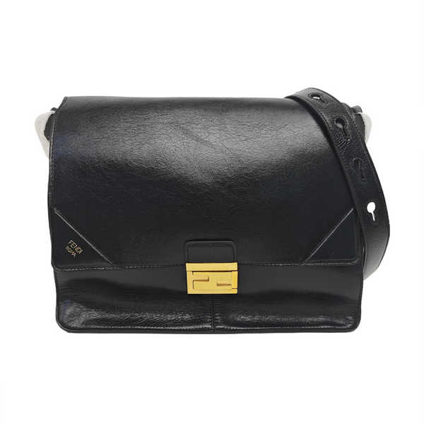 Kan U Large Lambskin Black