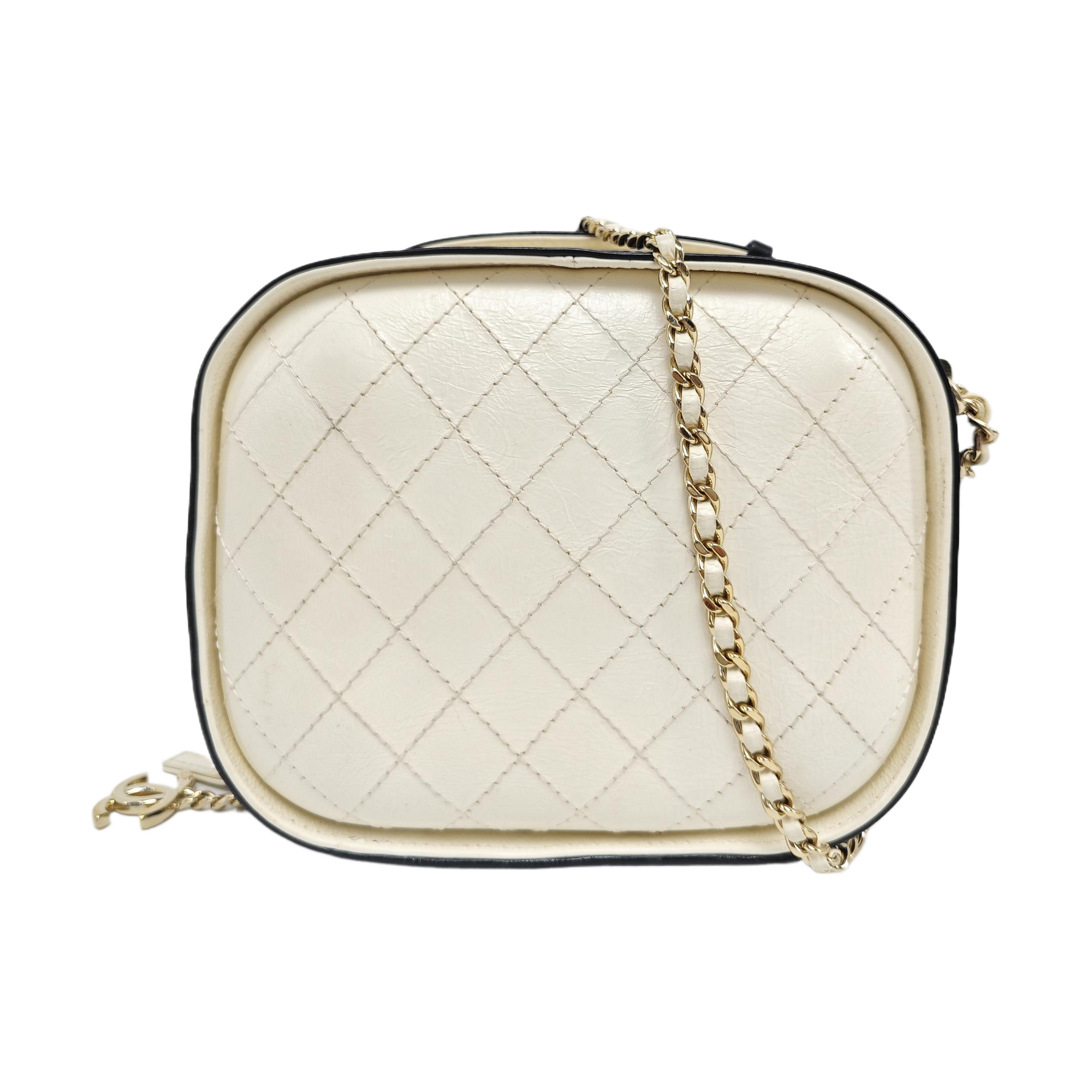 Quilted Calfskin White