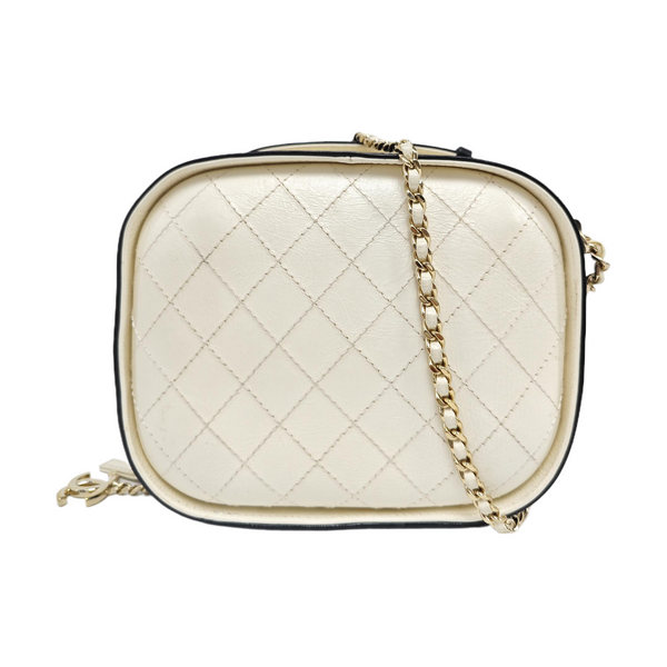 Quilted Calfskin White
