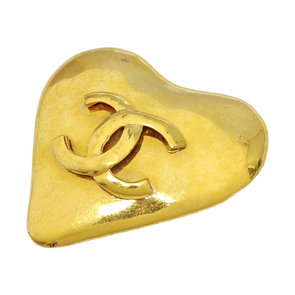 Metal Gold Brooch