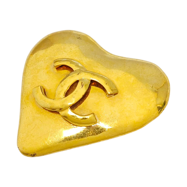 Metal Gold Brooch