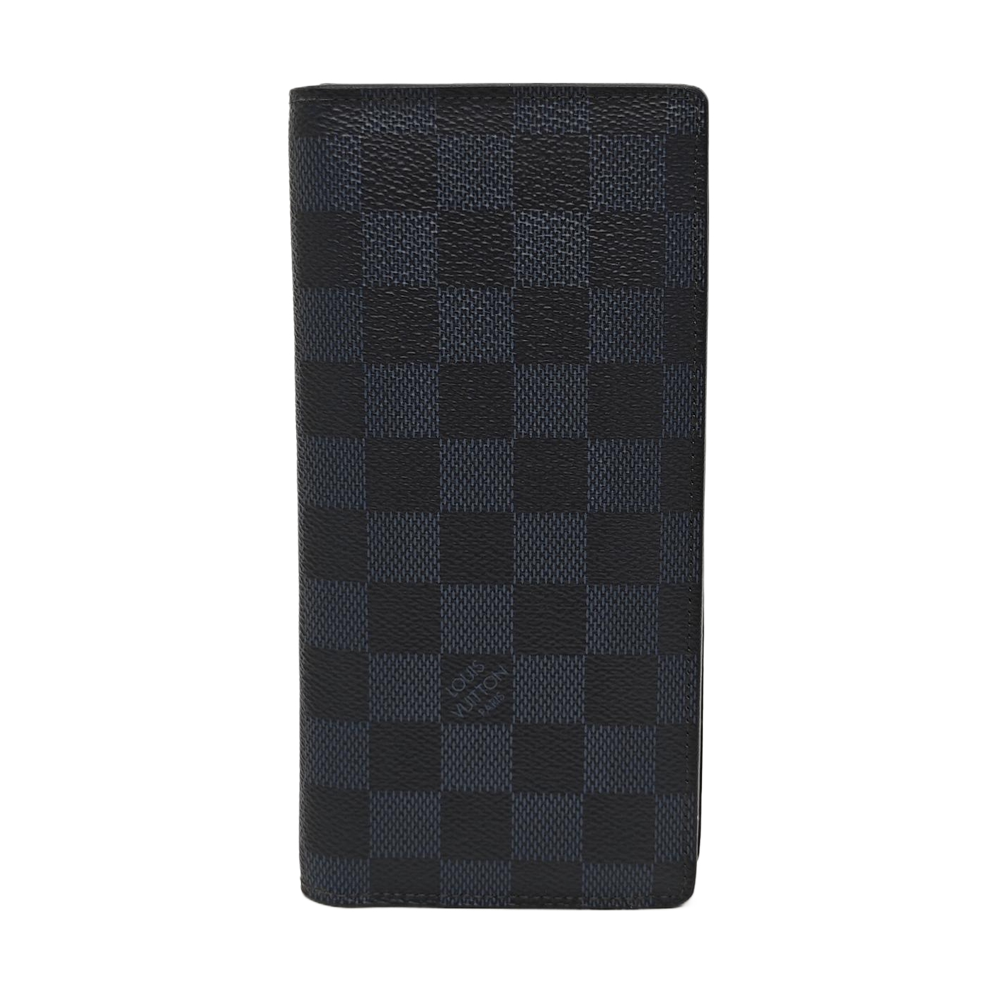 BRAZZA Damier Graphite Coated Canvas Gray Wallet