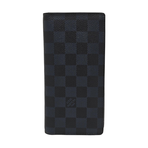 BRAZZA Damier Graphite Coated Canvas Gray Wallet