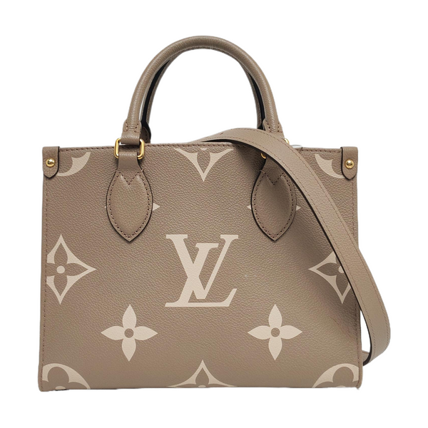 ONTHEGO PM Monogram Calfskin Gray