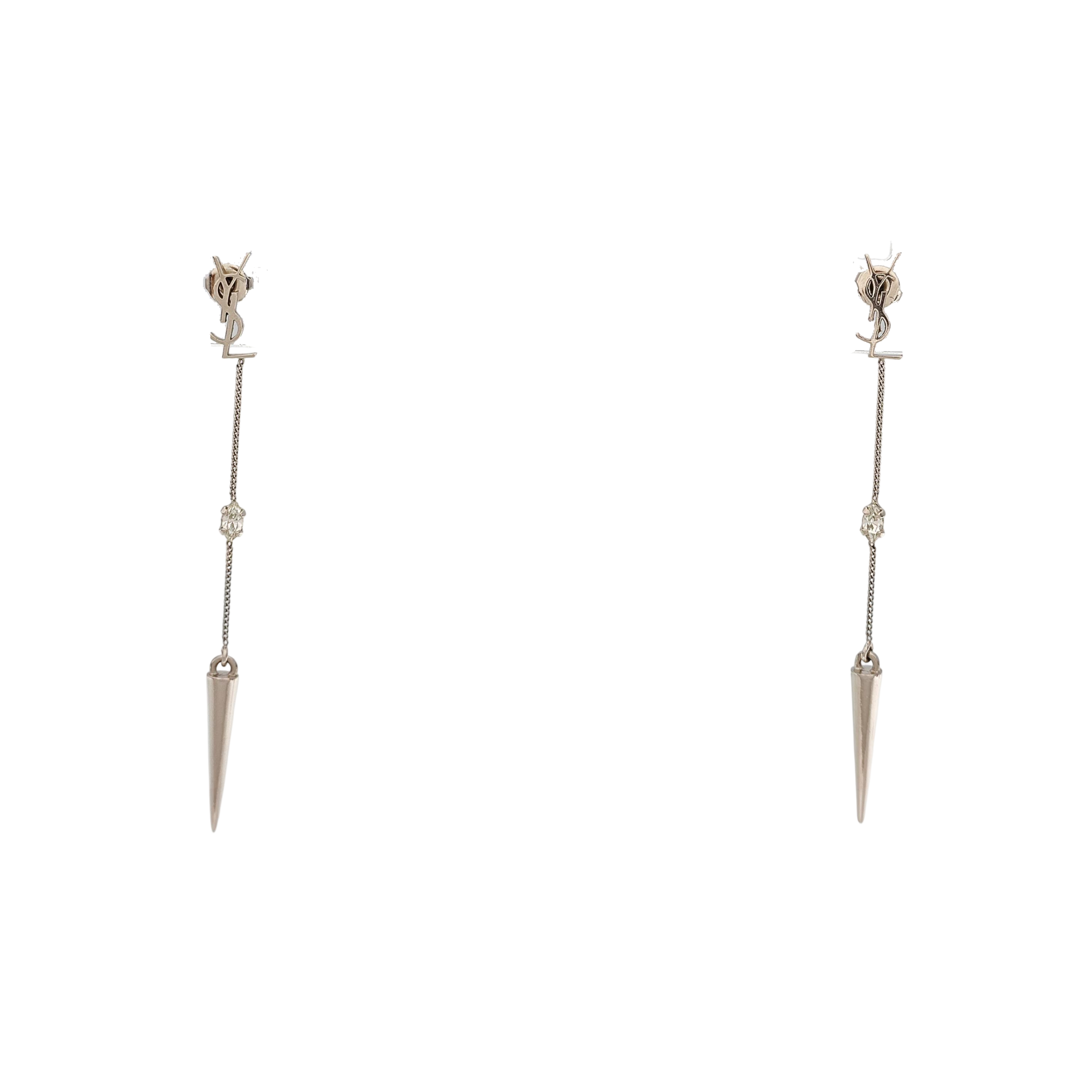 Metal Silver Earrings