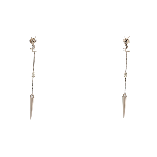 Metal Silver Earrings
