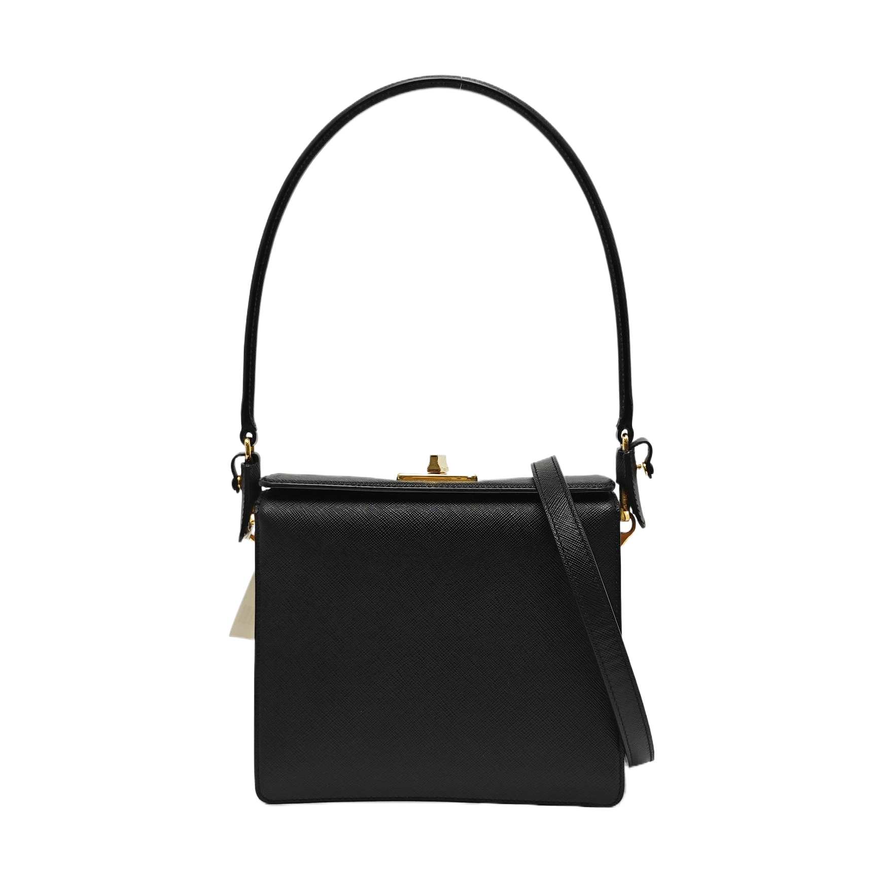 Calfskin Shoulder Bag Black