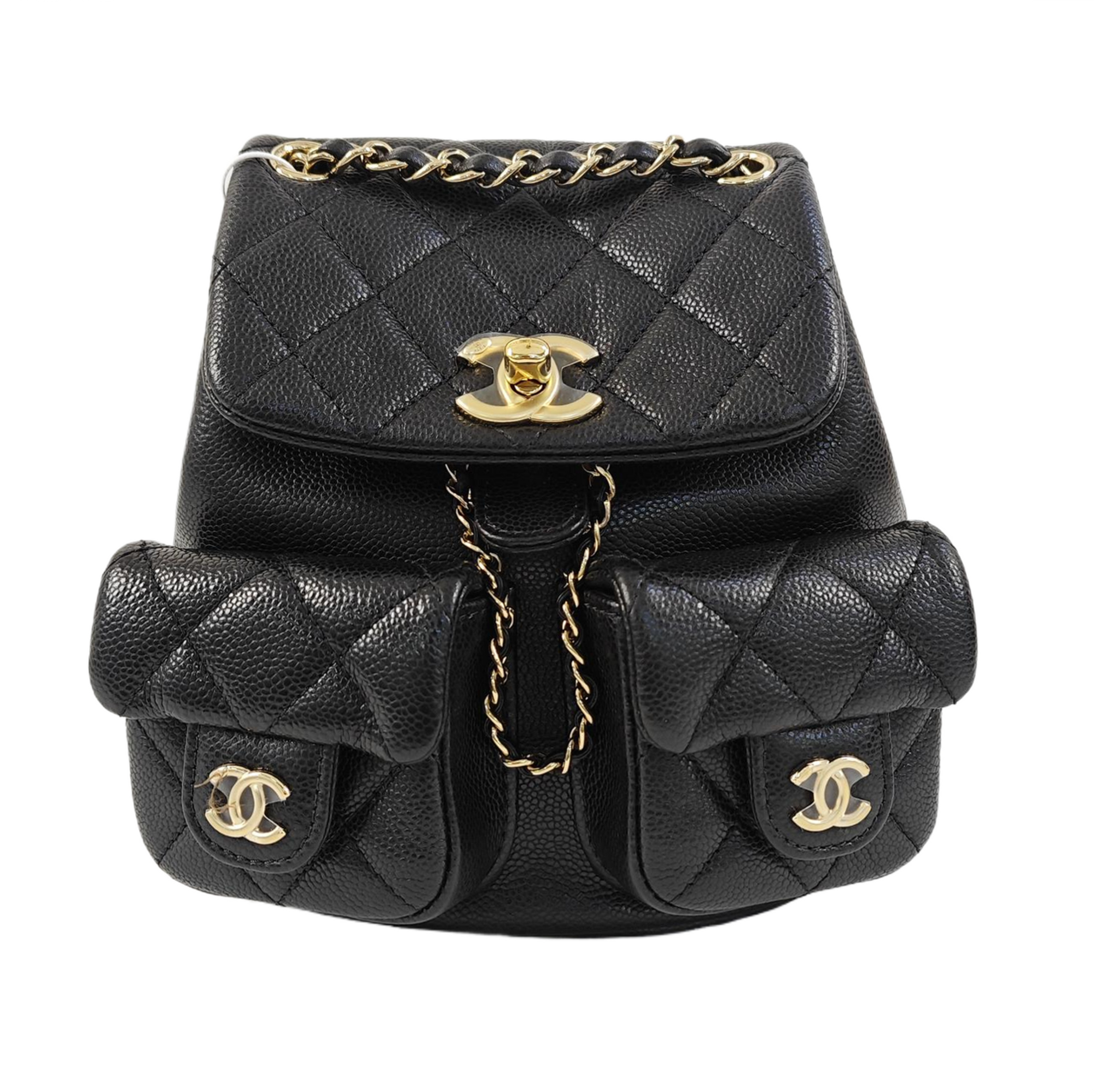 DUMA Quilted Calfskin Black