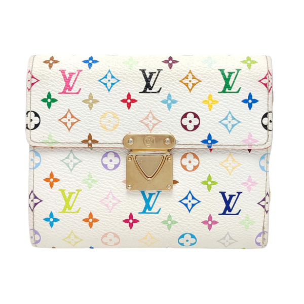 LV × TM KOALA Monogram Coated Canvas White Wallet